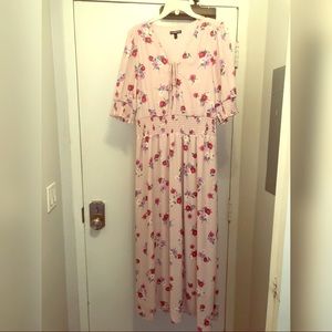 Express floral midi dress 👗